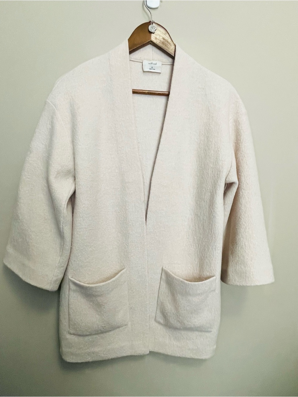 Wilfred Aritzia Brullon Wool Swearer Cardigan Kimono Women’s XS